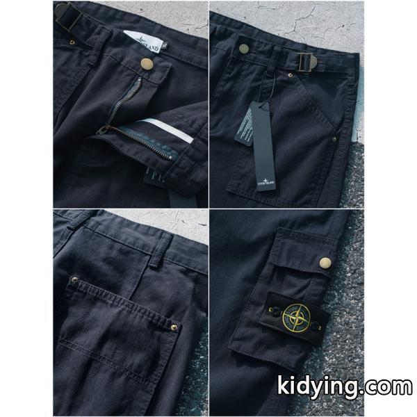 実用派  STONE ISLAND ストーンアイランド コピー カーゴパンツ タフ素材 ルーズ 2026新作-8