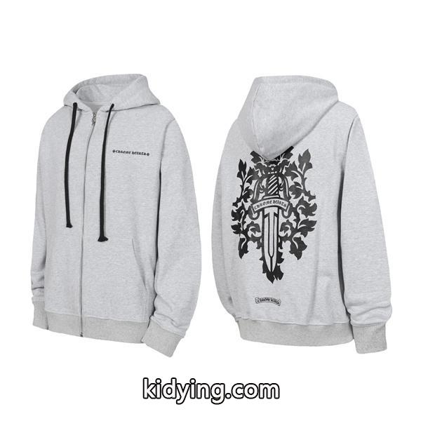 クロムハーツ 上質素材 コピー Chrome Hearts パーカー 売れ筋 洗練 背面インパクト 2025秋冬必須アイテム-0