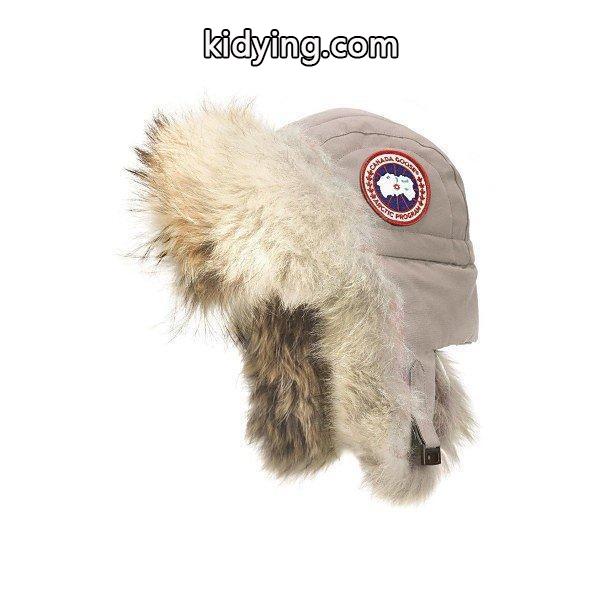 カナダグース 帽子 レディース Canada Goose Aviator Hat with Genuine Coyote Fur Trim Limestone :36-18nh2i8jfl-484e:asty-shop2 - 通販ショッピング-0