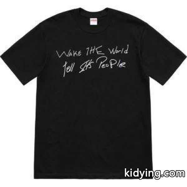 SUPREME Buju Banton Wake The World Tee シャツ/半袖 2色可選 2019春夏のトレンド新商品_シュプリーム SUPREME_ブランド コピー 激安(日本最大級)-0