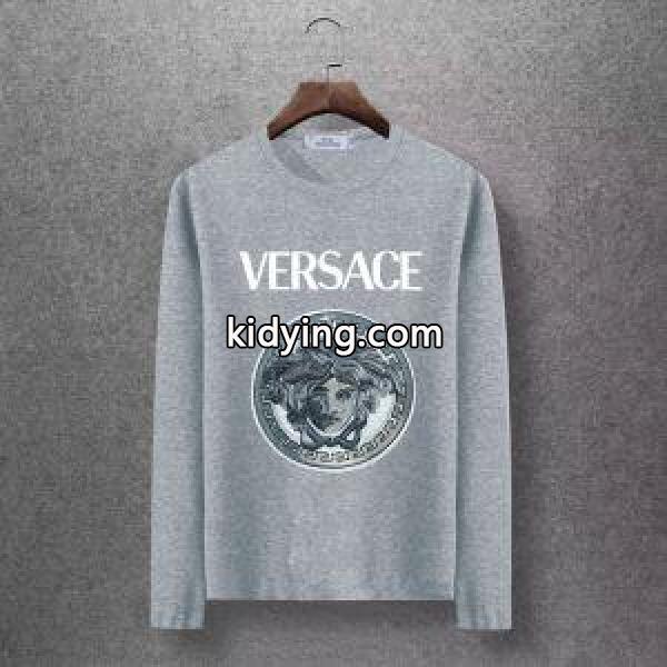 4色可選 長袖Tシャツ 2019秋冬におすすめ着こなし 秋のコーデで使いやすい ヴェルサーチ VERSACE_ヴェルサーチ VERSACE_ブランド コピー 激安(日本最大級)-1