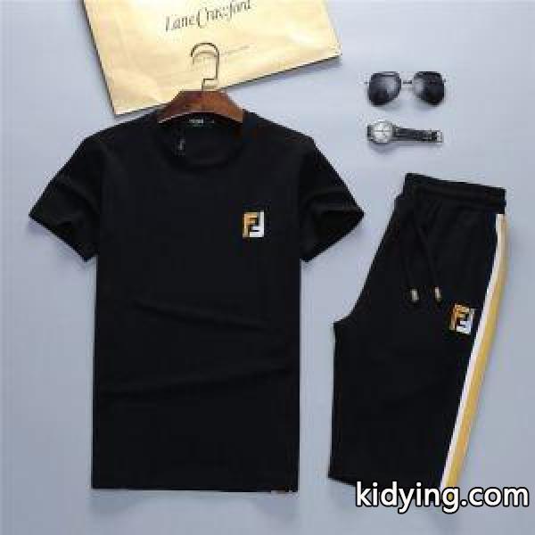 フェンディ FENDI 上下セット 2色可選 ファッションに新しい色 春夏新作2019流行り_フェンディ FENDI_ブランド コピー 激安(日本最大級)-1