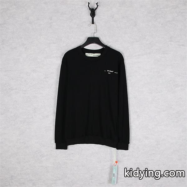 個性派 カラーバリエーション豊富 ロングスリーブ スウェット Off-White オフホワイト コピー-1