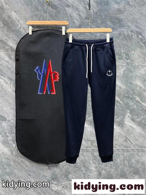 カジュアル リブヘム仕様 デイリー万能 お得 MONCLER モンクレール コピー スウェットパンツ トレンド-1