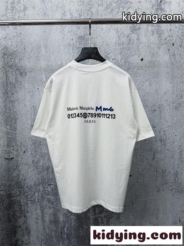 ベーシックシルエット 軽やかな印象 MAISON MARGIELA メゾンマルジェラ コピー コットンTシャツ 街着スタイル-6