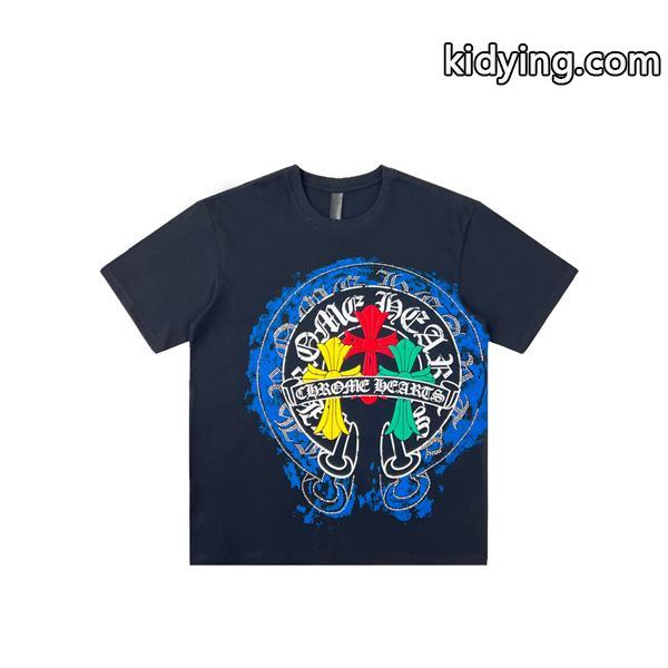人気爆発 2色可選　着心地が良い　クロムハーツ CHROME HEARTS 半袖Tシャツ　注目度の高い_クロムハーツ CHROME HEARTS_ブランド コピー 激安(日本最大級)-0