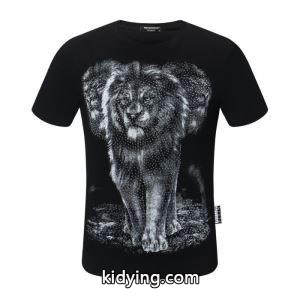 多色可選 春夏の上品コーデ フィリッププレイン PHILIPP PLEIN 華やかさを一瞬で引き上げ 半袖Tシャツ_フィリッププレイン PHILIPP PLEIN_ブランド コピー 激安(日本最大級)-0