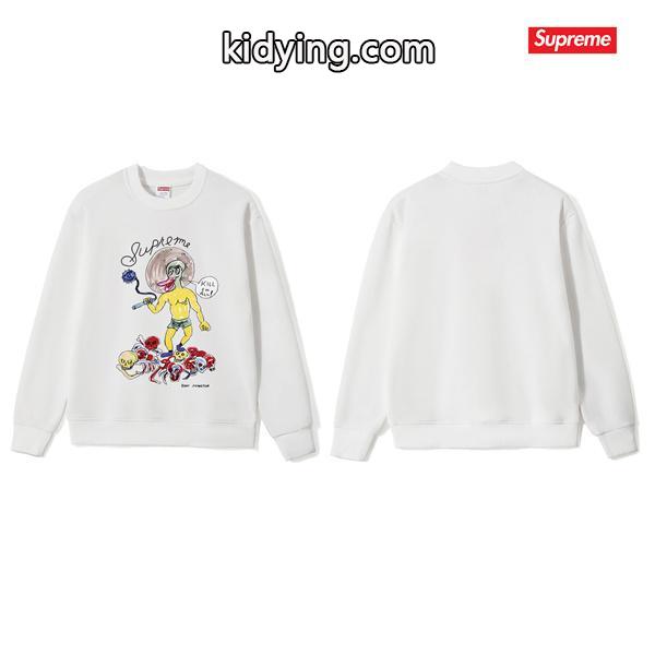 秋冬 防寒 ブラック 希少 プリント SUPREME シュプリーム スーパーコピー スウェット-3