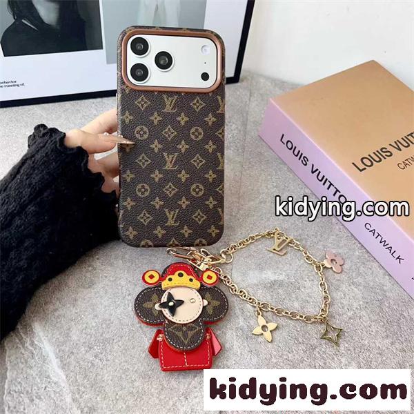 LOUIS VUITTON ルイヴィトン コピー IPHONE17 ケース モノグラム調 レザーデザイン 高級感演出-4