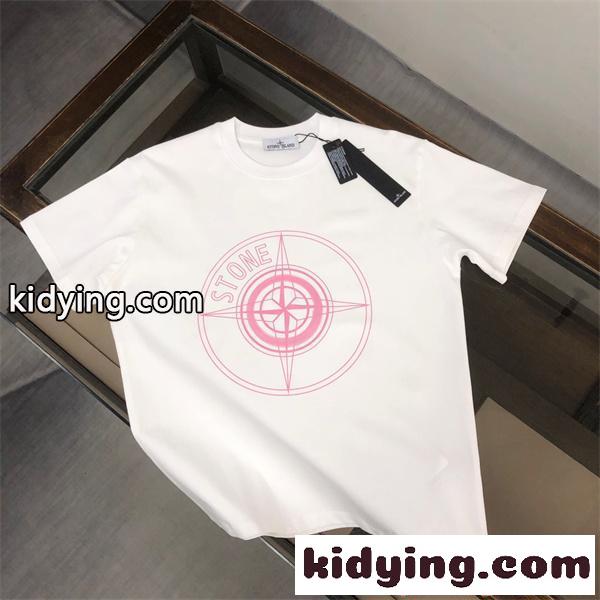 半袖トップス 軽やか印象 STONE ISLAND シンプル映え デイリー着用 プレミアム ストーンアイランド コピー-0