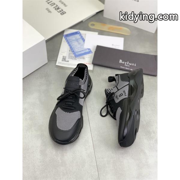 Berluti ベルルッティ コピー 軽快 モダン レザースニーカー 2026新作 注目モデル-4