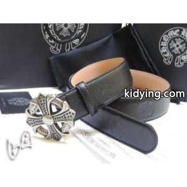品質保証大人気なクロムハーツ CHバックル 15 Chrome Hearts 黒い本革の男性ベルト_CHROME HEARTS クロムハーツ_ブランド コピー 激安(日本最大級)-0