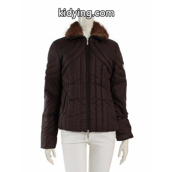 モンクレール MONCLER ダウンジャケット ファー ダークブラウン 茶タグ 45301 レディース 中古 :169695:RECLOヤフーショップ - 通販ショッピング-0