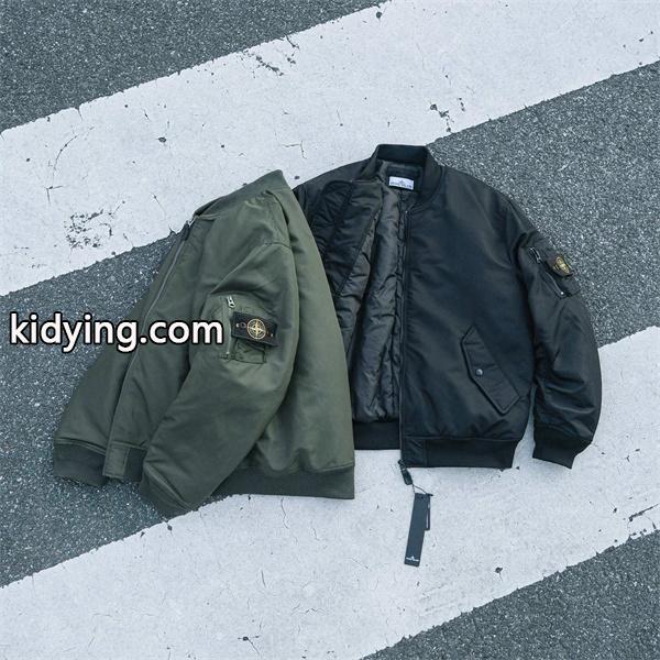 グレー 無骨デザイン ストリート映え 定番 人気 STONE ISLAND ストーンアイランド コピー ブルゾン-6