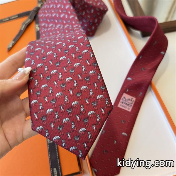 エルメスHermes激安メンズ総柄シルクネクタイ新作上質斜纹真丝法国仕立て大人ビジネス贈り物対応-3