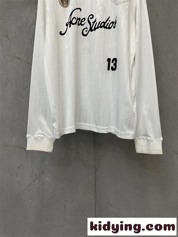 Acne Studios 26SS新作☆アクネストゥディオズ長袖tシャツ スーパーコピーテクニカルジャカードサッカーユニフォーム-2
