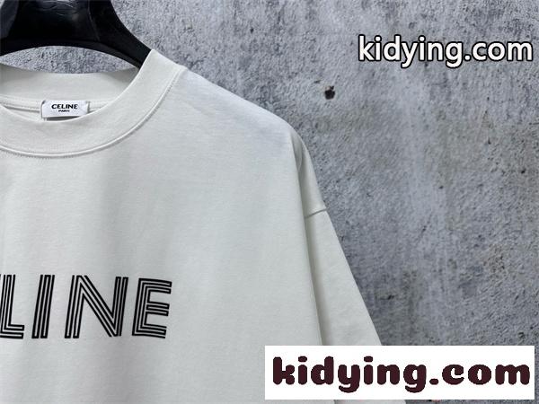 CELINE セリーヌ コピー 注目新作 半袖Tシャツ オーバーサイズ ストリート おすすめ 定番-3