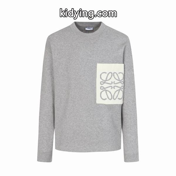 秋冬新作 偽物 ポケット付き ロングTシャツ シンプルで上品なデザイン ロエベ LOEWE-0
