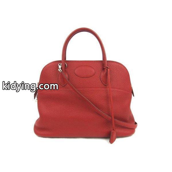 エルメス ボリード37 2wayバッグ ルージュガランス (金具:シルバー) トゴ ランクA :2101214208881:ブランドクルル - 通販ショッピング-0