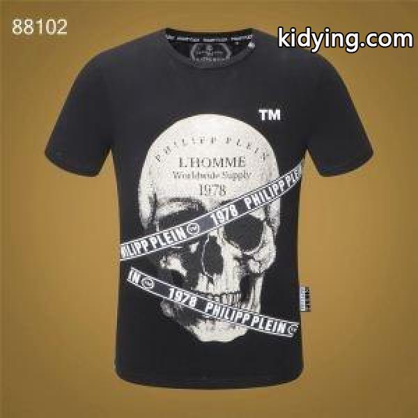 2019人気新色が登場 フィリッププレイン PHILIPP PLEIN 2色可選 ファッションに新しい色 Tシャツ/ティーシャツ_フィリッププレイン PHILIPP PLEIN_ブランド コピー 激安(日本最大級)-0