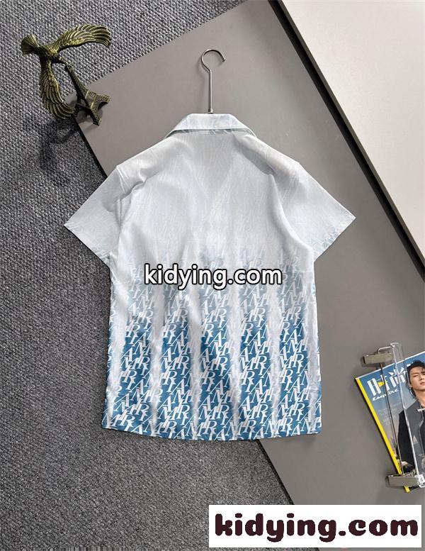 セットアップ 半袖シャツ AMIRI ショートパンツ 総柄デザイン リゾート風 アミリ コピー 夏用-6