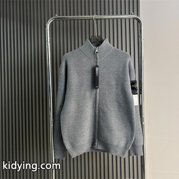 2025秋冬必須 着回し万能 ジップアップ ニット おすすめ STONE ISLAND ストーンアイランド コピー-2