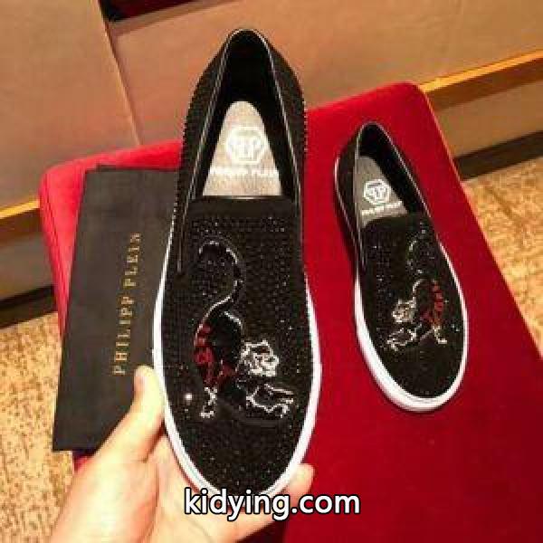 2018話題となる PHILIPP PLEIN フィリッププレイン 高評価人気品 2色可選 フラットシューズ 人気沸騰なアイテム_フィリッププレイン PHILIPP PLEIN_ブランド コピー 激安(日本最大級)-1