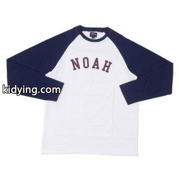 NOAH(ノア) RAGLAN TOP (ラグランTシャツ) WHITExNAVY 203-000230-040+【新品】(TOPS) :6120412:クリフエッジ - 通販ショッピング-0