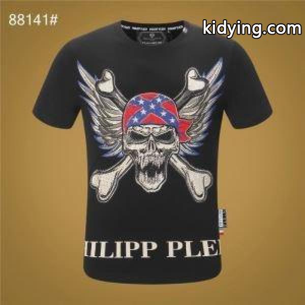2019年春夏シーズンの人気 PHILIPP PLEIN Tシャツ/半袖 2色可選顧客セール大特価 フィリッププレイン 抜け感のあるスタイルが完成_フィリッププレイン PHILIPP PLEIN_ブランド コピー 激安(日本最大級)-1