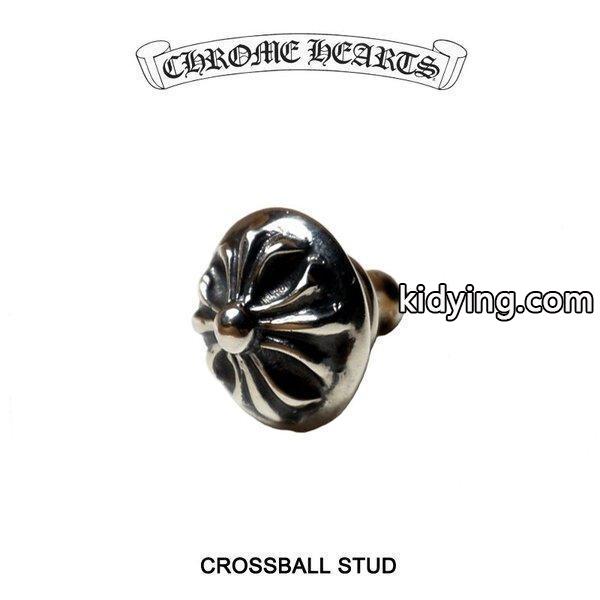 CHROME HEARTS クロムハーツ CROSS BALL STUD クロス ボール スタッド ピアス SILVER :chcss102:SPARK HEADS - 通販ショッピング-0