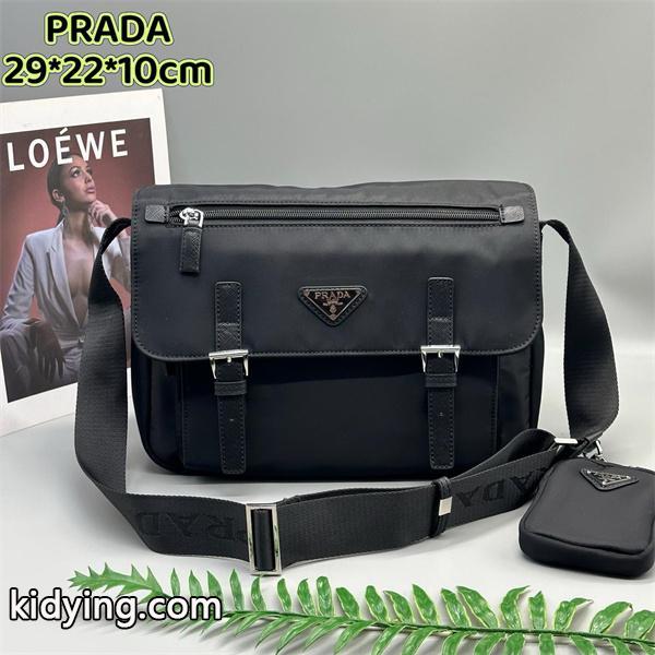 コンパクト 実用的な メッセンジャーバッグ ブラック 限定モデル PRADA プラダ コピー-8