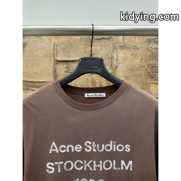 ☆2026人気Acne  STUDIOS 1996ロングTコピーアクネストゥディオズ新作入手困難-1