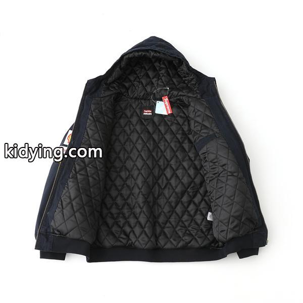 Supreme×DUCATI 激安 SS24 レーシングフーディージャケット 男女兼用 ダブルポケット ジップアップ 外套-4