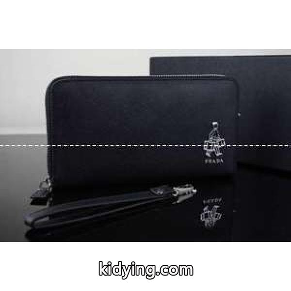 2013 新作 PRADA プラダ 二つ折り小銭入れ 長財布_プラダ メンズ財布_財布 メンズ_スーパーコピーブランド激安通販 専門店-0