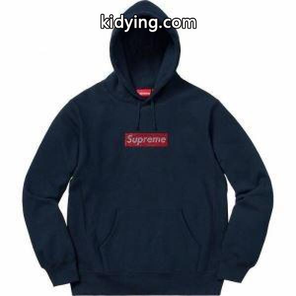大人買い必須なこの春夏 4色可選 パーカー　新作速乾超軽量 Supreme Swarovski Box Logo Hoodie_シュプリーム SUPREME_ブランド コピー 激安(日本最大級)-1