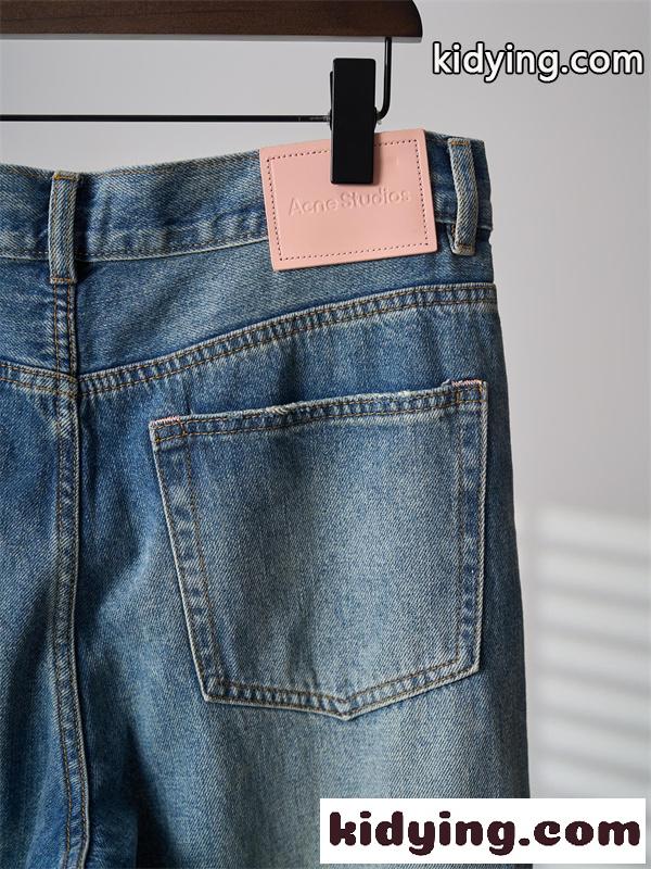 ダメージ加工 ワイドシルエット ヴィンテージ感 人気ストリートスタイル Acne Studios アクネストゥディオズ コピー デニムパンツ-6