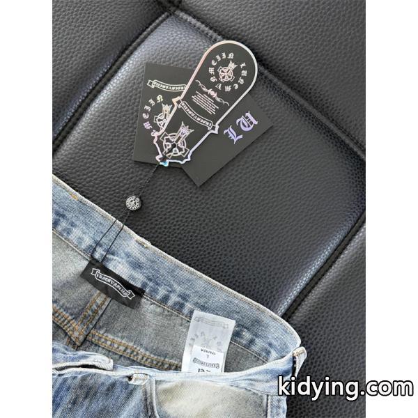 定番人気 クロス刺繍 バランス良好 クロムハーツ Chrome Hearts コピー デニムパンツ-3