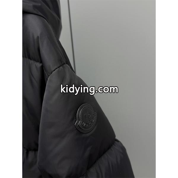 ブラックロングダウン ベルト & フリース襟 秋冬エレガント モンクレール コピーコート MONCLER レディース-3
