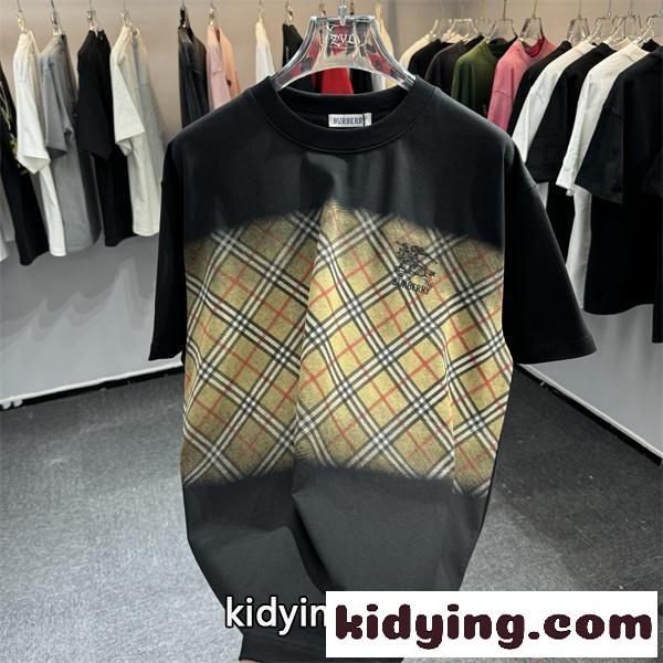 人气推荐 半袖Tシャツ 柔軟コットン カジュアル 夏トップス BURBERRY バーバリー コピー-4