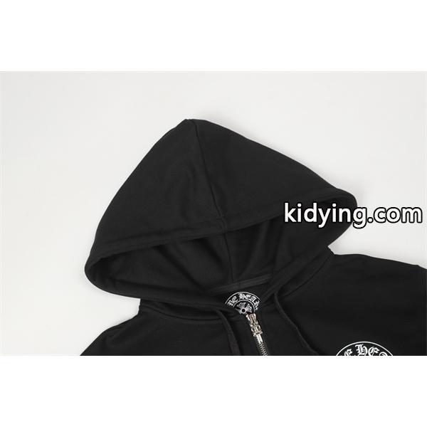 クロムハーツ コピー Chrome Hearts パーカー 特価 ブラック 本格派スタイル 冬仕様 2025秋冬準備-2