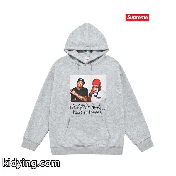 Supreme シュプリーム スーパーコピー ブラック 2025秋冬 フォトアート プルオーバーパーカー-4