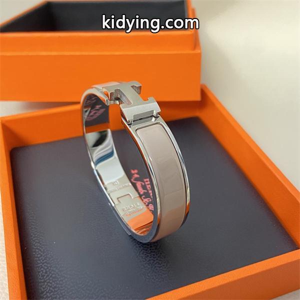 HERMES H エナメル 3 色展開 エルメス 偽物 ブレスレット 高品質アクセサリー-1