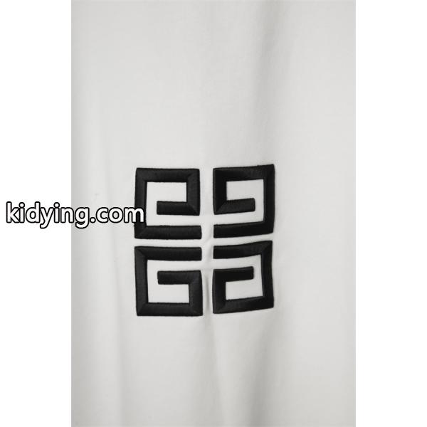 GIVENCHY コピー 秋冬ミニマル 洗練された 万能 ブラック ホワイトロゴ パーカー ジバンシー-4
