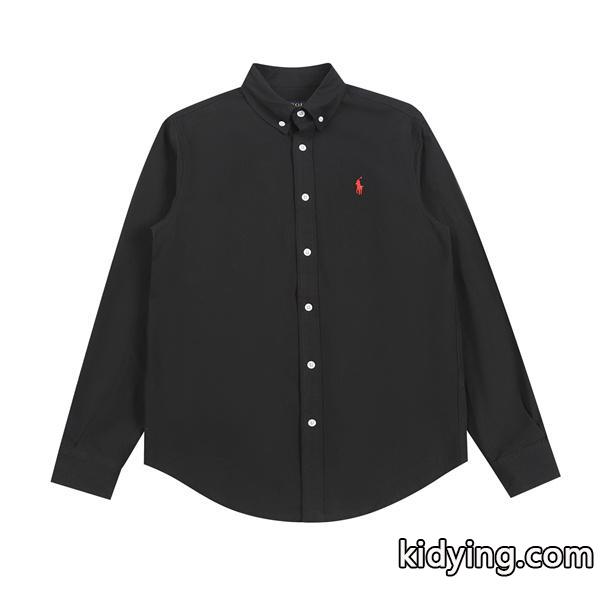 2026新作コーデ ネイビー シャツ ワンポイント刺繍 上品 Polo Ralph Lauren ポロ ラルフローレン コピー-7