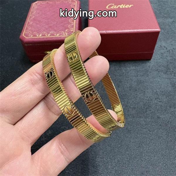 高級 ワイドフォルム 精密加工 洗練バングル Cartier カルティエ コピー-5