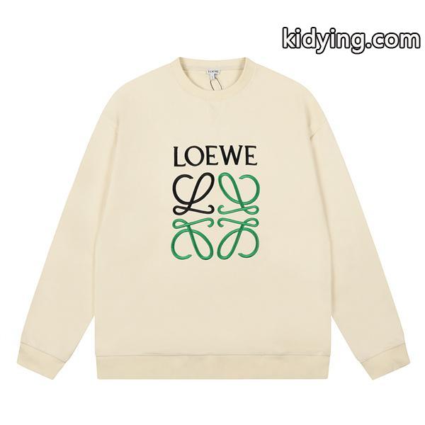 秋冬必須 クリーム スウェット 新作ロゴ 高級感溢れる 注目 LOEWE ロエベ 偽物-0