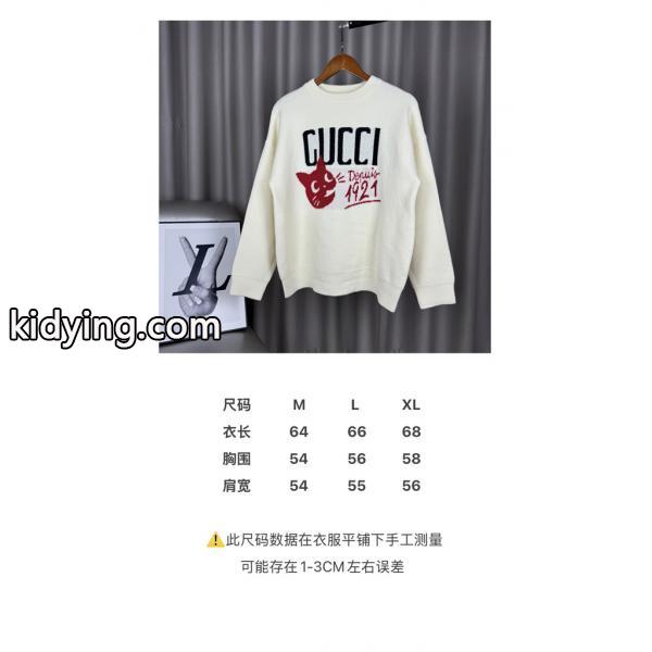 グッチ コピー GUCCI ロゴニット ブラック 注目 モード 個性 セーター-9