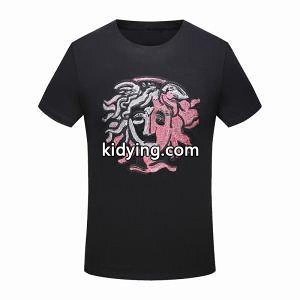 ヴェルサーチ VERSACE 目を惹くアイテム 半袖Tシャツ 18新品*最安値保証 2色可選_ヴェルサーチ VERSACE_ブランド コピー 激安(日本最大級)-0