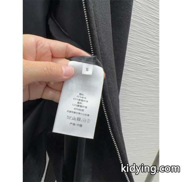本格派 コート ブラック レディース トレンド 秋冬コーデ DIOR ディオール コピー-6