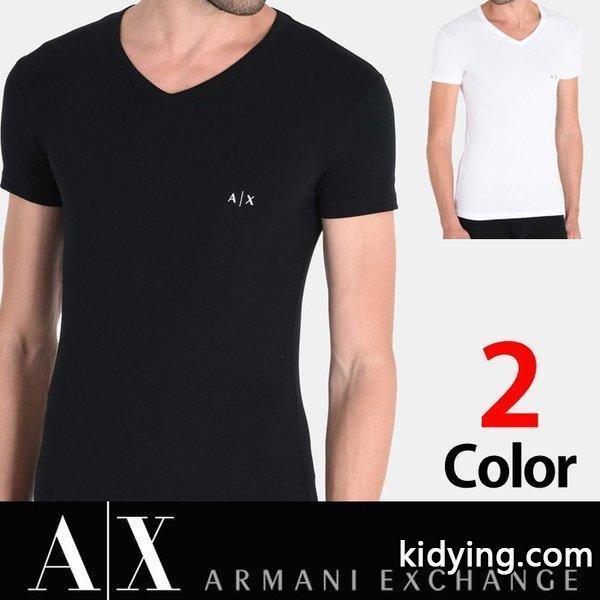 アルマーニエクスチェンジ メンズ 半袖 Tシャツ Vネック A/X ARMANI EXCHANGE ブラック ホワイト XL有り 正規輸入品 ax629 :ax629:5445 Yahoo!店 - 通販ショッピング-0